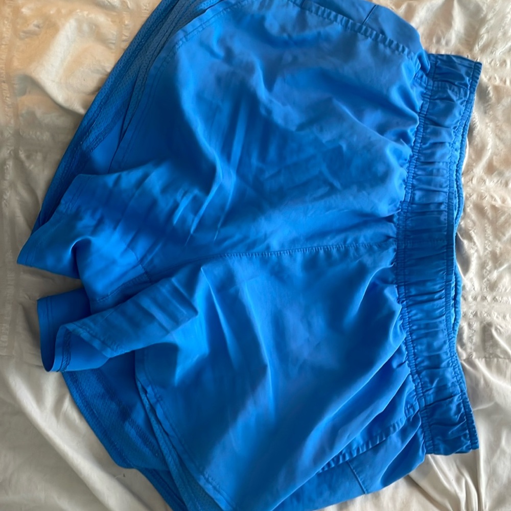 Blue athletica shorts